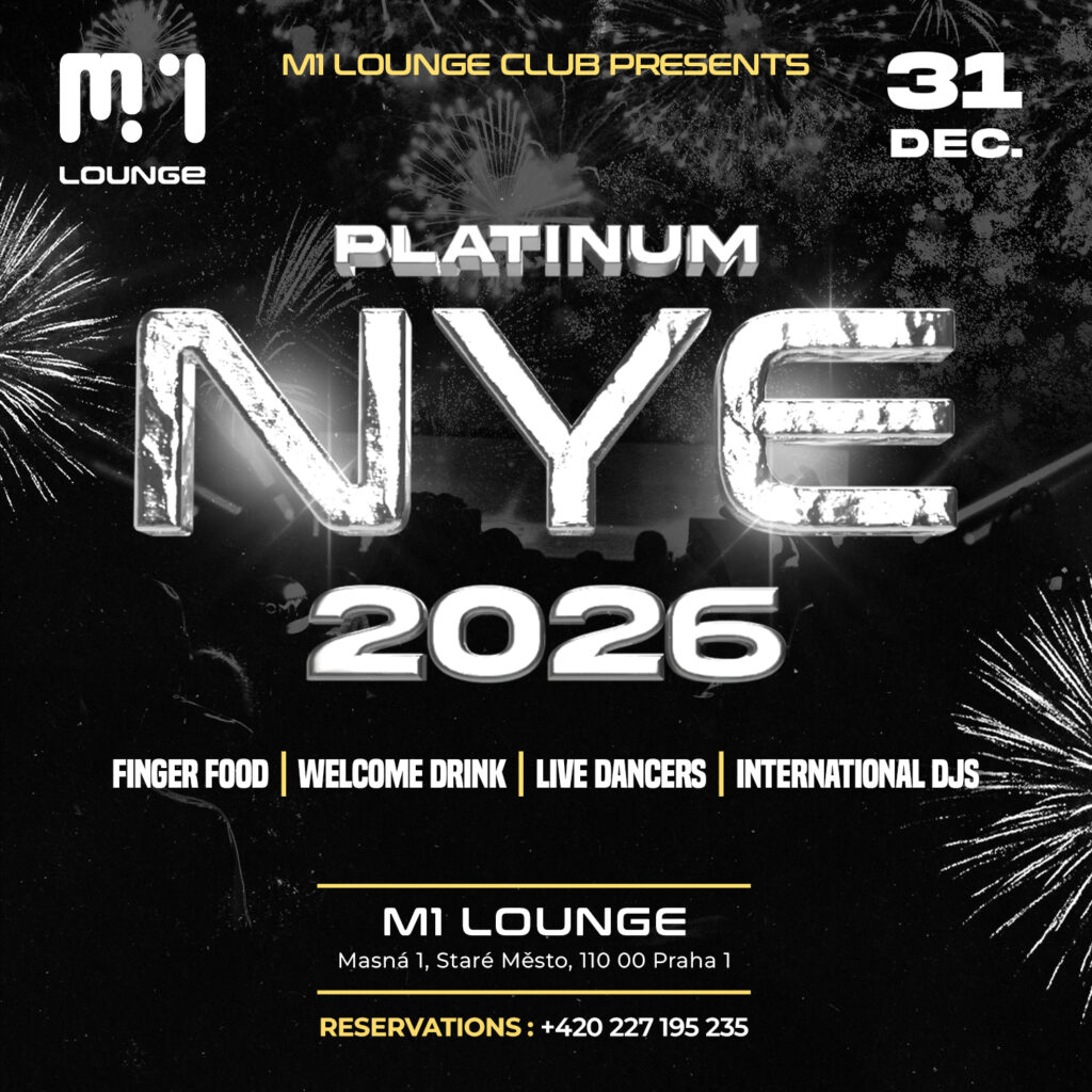 M1 Lounge Platinum NYE 2026 Event Poster