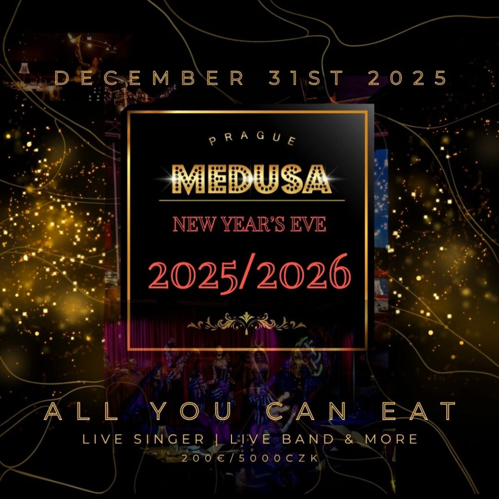 Medusa Prague New Year's Eve 2025/2026 Gala Poster