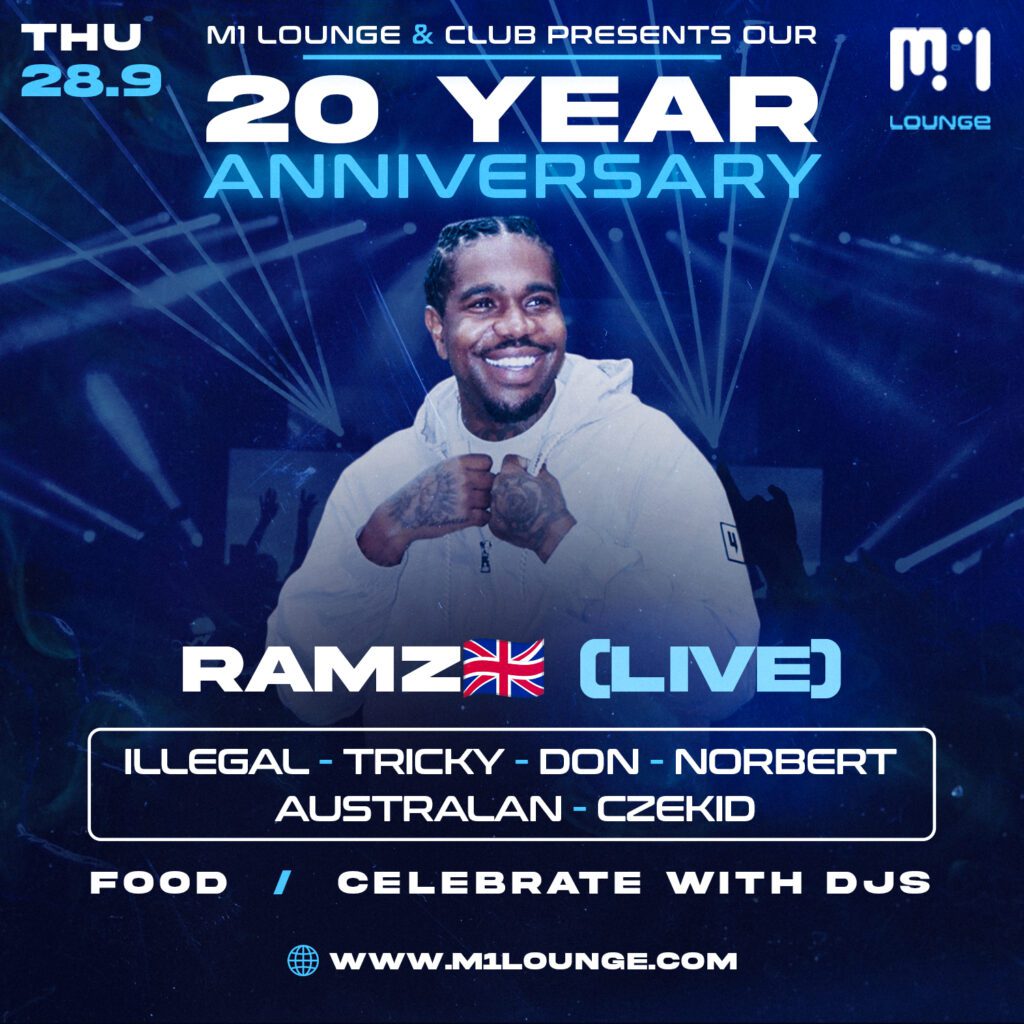 Our Top Pick for September: M1 Lounge's 20th Anniversary Bash